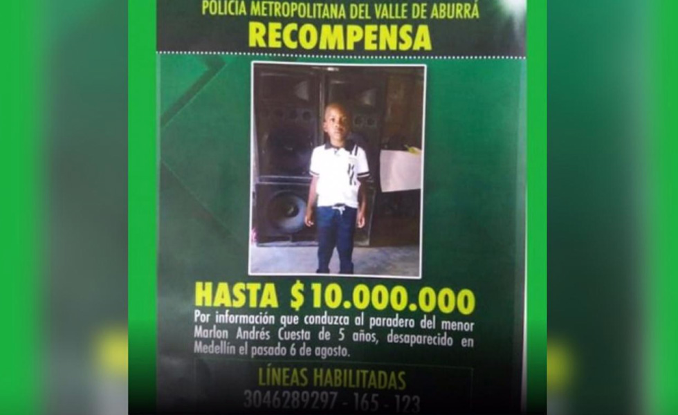 98412Menor-desaparecido-Medellin-recompensa