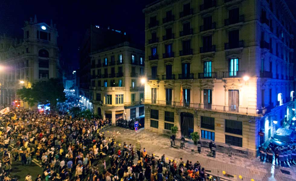 Manifestantes-Barcelona-EFE