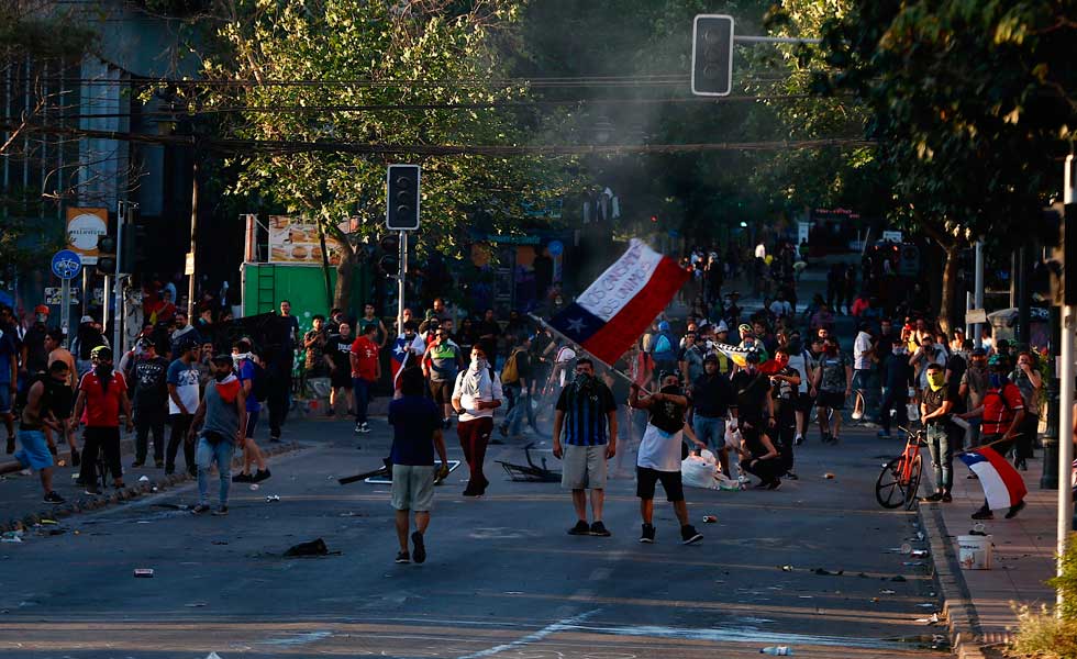 Protestas-Chile-Disturbios-Violencia-EFE