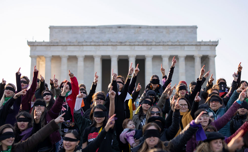 Coreografia-Un-Violador-Washington-Mujeres-Feminismo-EFE