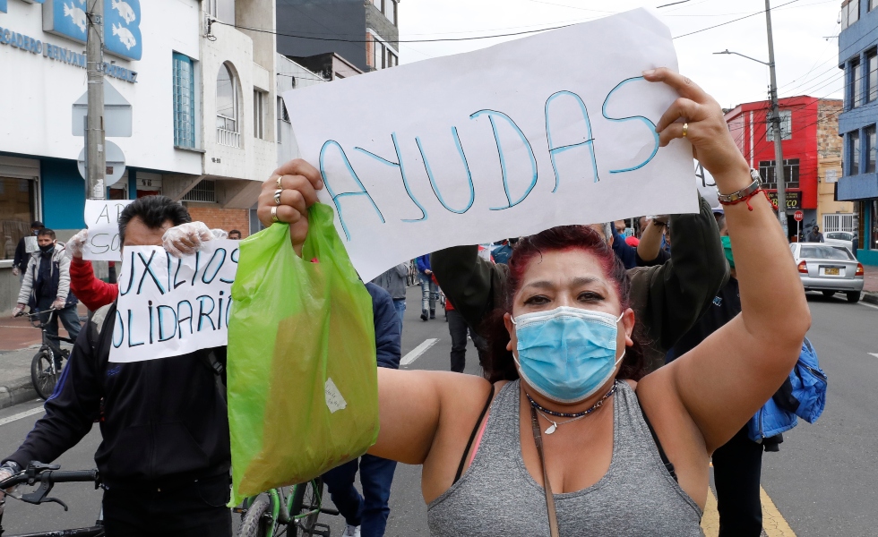 ayudas-coronavirus-colombia-protesta-efe