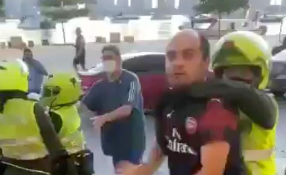 abuso policia cartagena ciclistas