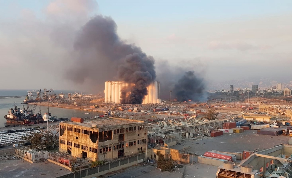 explosion beirut libano