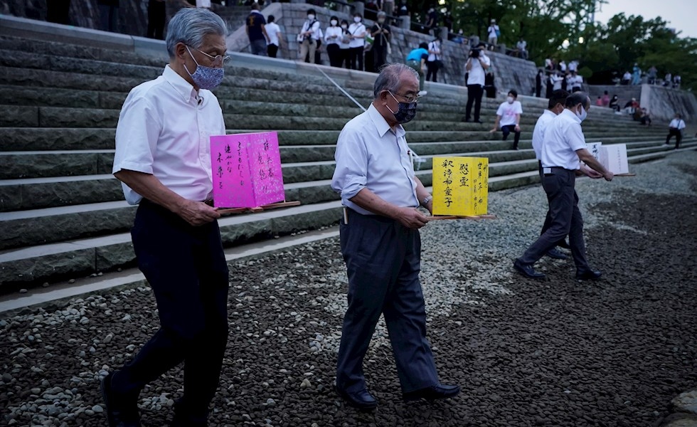 homenaje victimas hiroshima