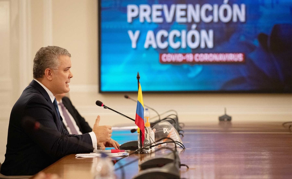 Este miércoles, en el programa de televisión ‘Prevención y Acción’, el Presidente Iván Duque agradeció el respaldo de las federaciones de gobernadores y alcaldes a las decisiones para enfrentar la pandemia del coronavirus.