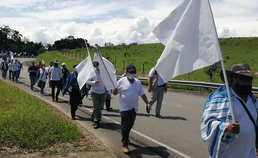 Exguerrilleros marchan desde el Meta hacia Bogotá – CABLENOTICIAS