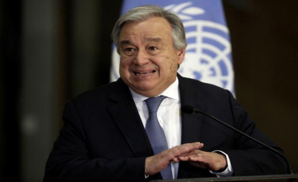 Secretario general naciones unidas Antonio Guterres