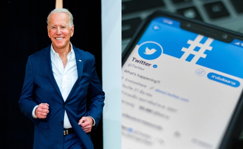 Biden recibe cuenta twitter