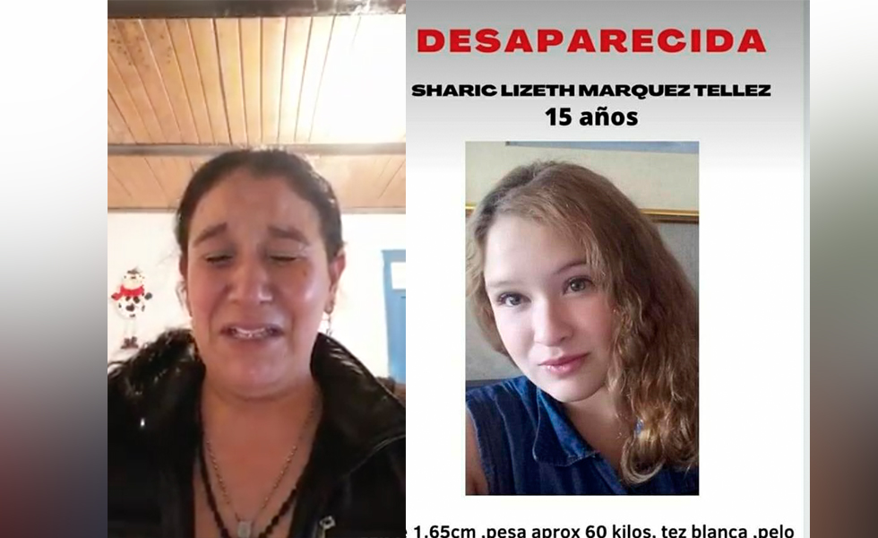 Menor desaparecida - Mujer pide ayuda en video