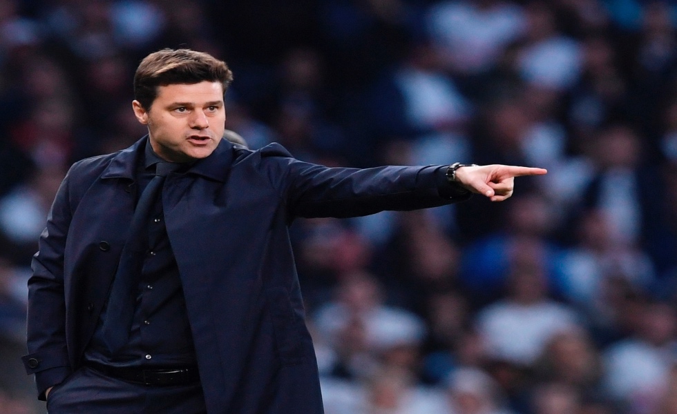 London (United Kingdom).- (FILE) - Tottenham Hotspur's manager Mauricio Pochettino reacts during the UEFA Champions League semi-final first leg soccer match between Tottenham Hotspur and Ajax Amsterdam at the Tottenham Hotspur Stadium in London, Britain, 30 April 2019 (re-issued 02 January 2021). French Ligue 1 club Paris Saint-Germain (PSG) on 02 January 2021 officially announced the signing of Mauricio Pochettino as the club's new head coach. (Liga de Campeones, Francia, Reino Unido, Londres) EFE/EPA/WILL OLIVER *** Local Caption *** 55646818