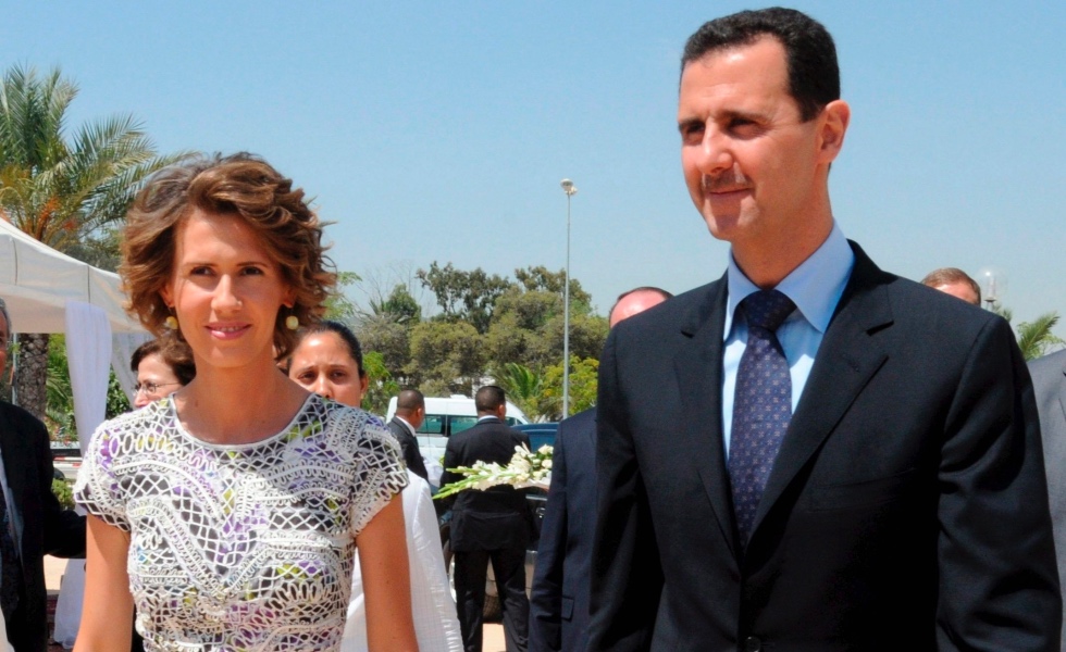El presidente de Siria, Bachar al Asad, y la primera dama, Asma al Asad, EPA/STR/Archivo