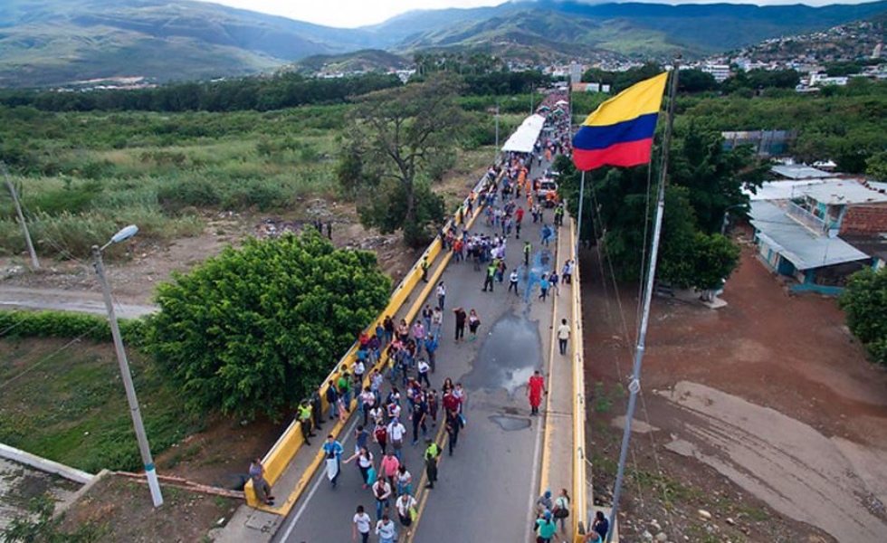 Frontera entre Colombia y Venezuela - Foto: @fronteravivanew