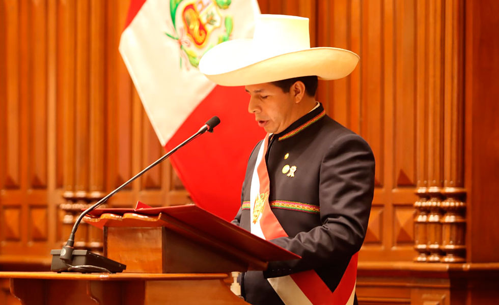 Pedro Castillo, presidente de Perú
Foto: @PedroCastilloTe