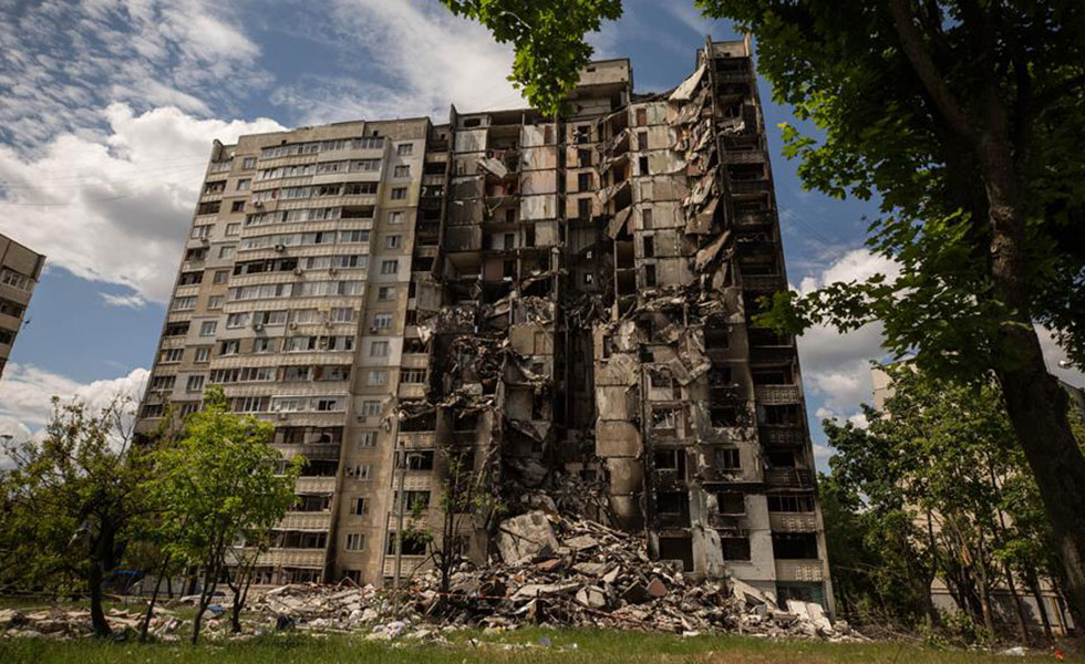 Bombardeo en Járkov | Foto: EFE