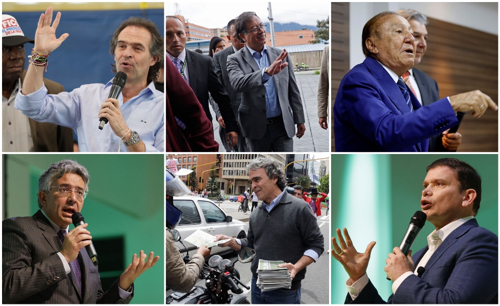 Candidatos presidenciales Colombia
Foto: EFE