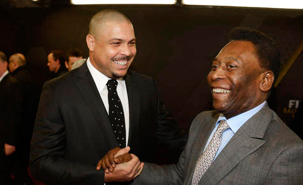 Ronaldo junto a Pelé
Foto: @Pele