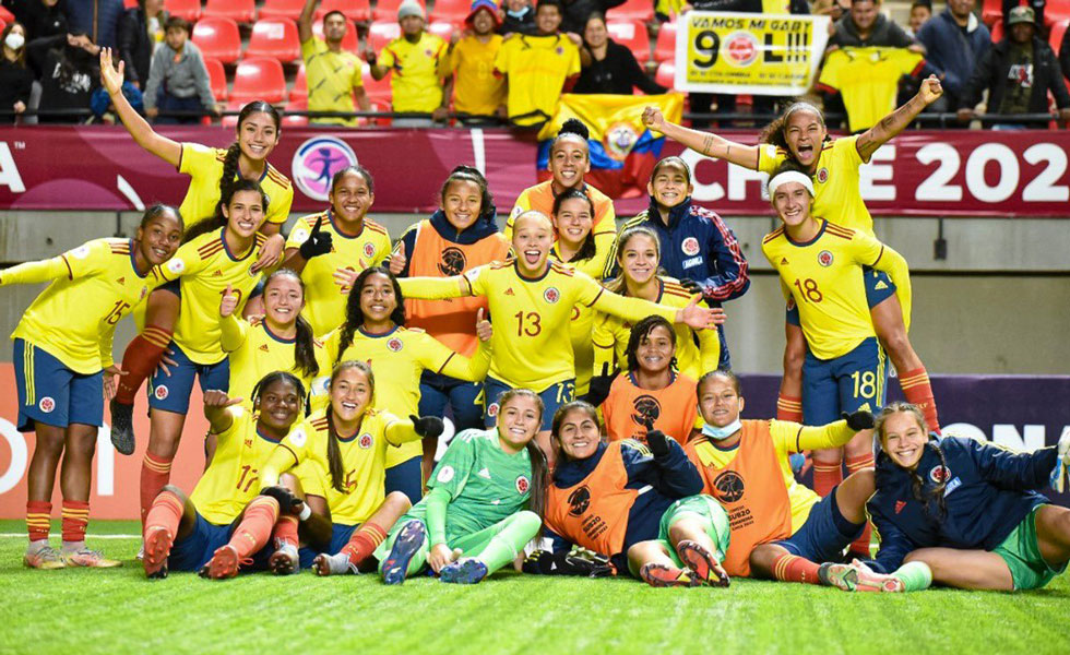 Integrantes del equipo femenino de la selección Colombia
Foto: @FCFSeleccionCol