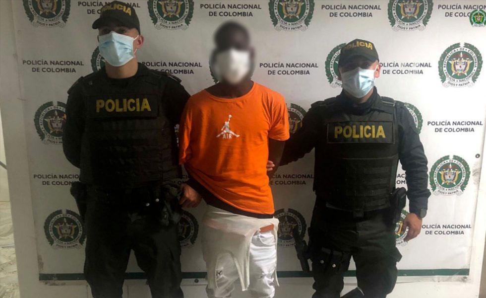 Captura de alias 'El Mello' | Foto: Fiscalía General de la Nación