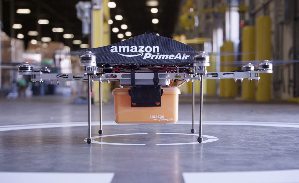 Dron de Amazon para entregar pedidos
Foto: EFE