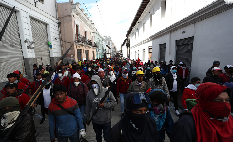 PROTESTAS - ECUADOR - MARCHAS