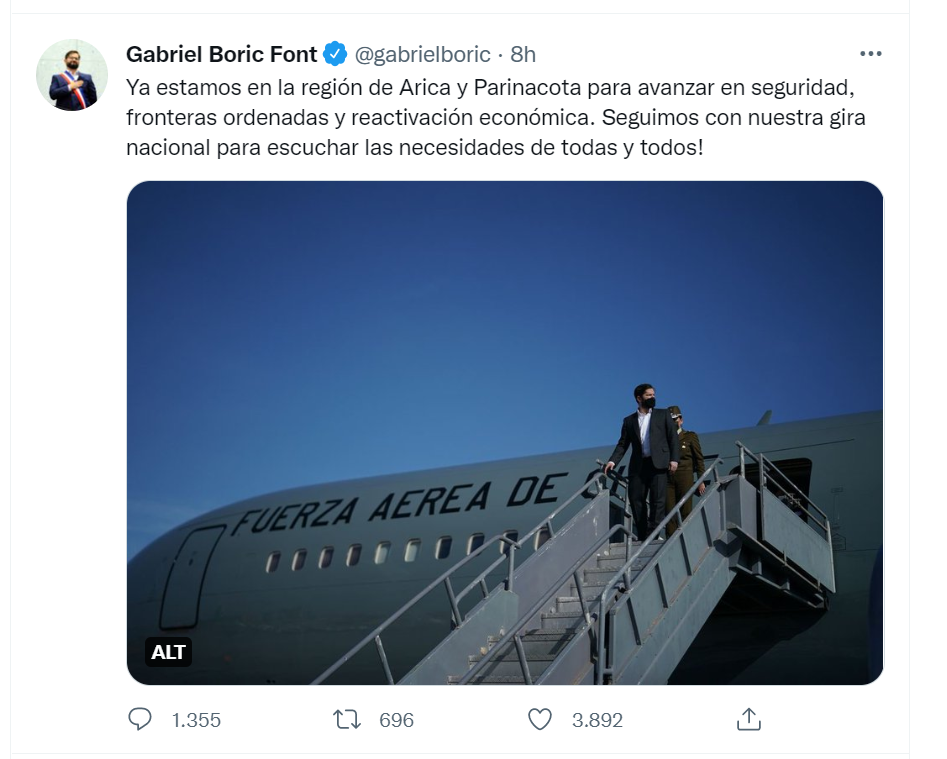 Presidente Boric en Arica y Parinacota