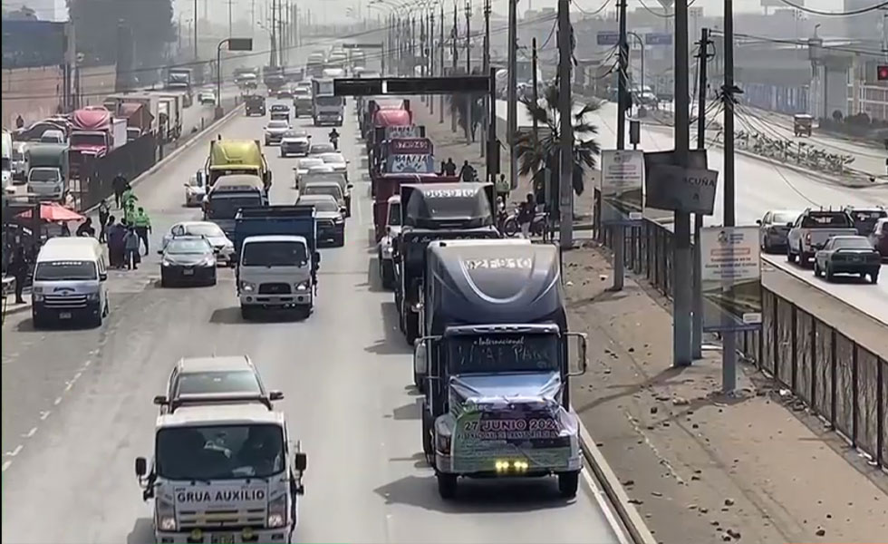 protesta-camioneros-Perú-28-junio