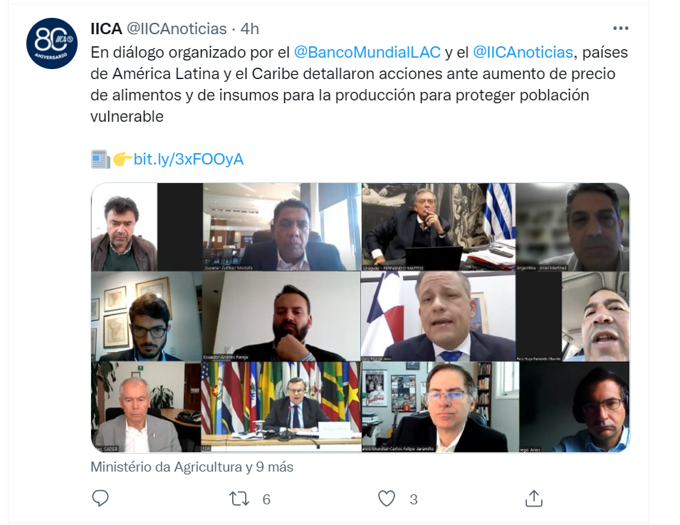 sector agrícola-IICA