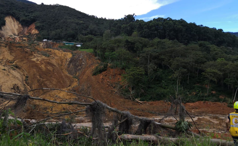 Emergencia deslizamiento de tierra Antioquia