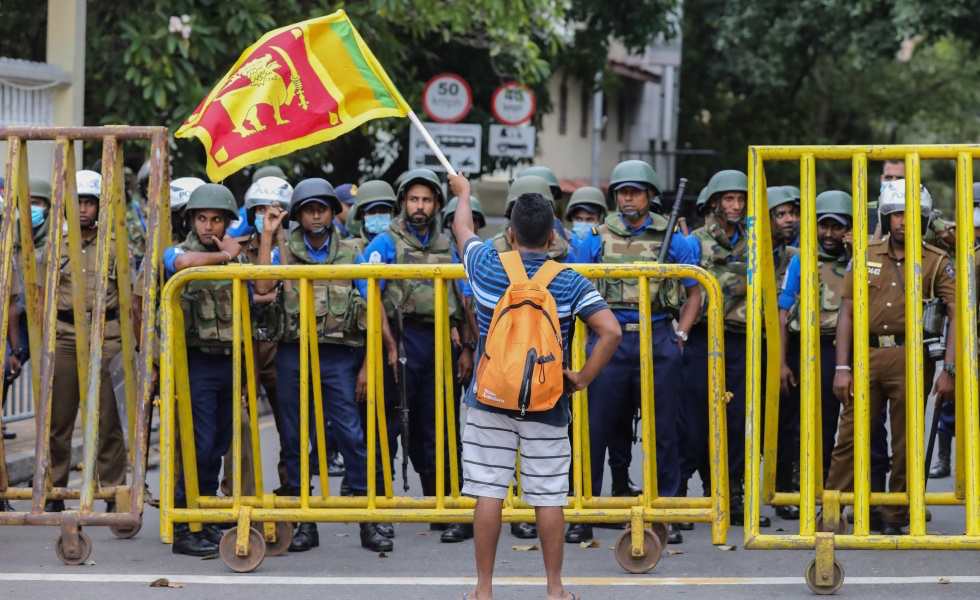 Protestas Sri Lanka