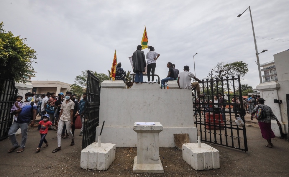 Sri Lanka crisis protestas