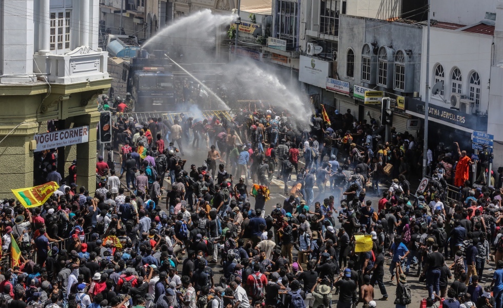 Sri Lanka protestas contra gobierno