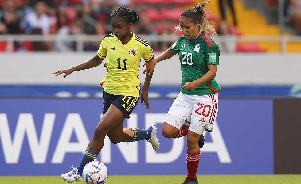 Colombia vs México en Mundial Sub 20 Femenino - Foto: @FIFAWWC