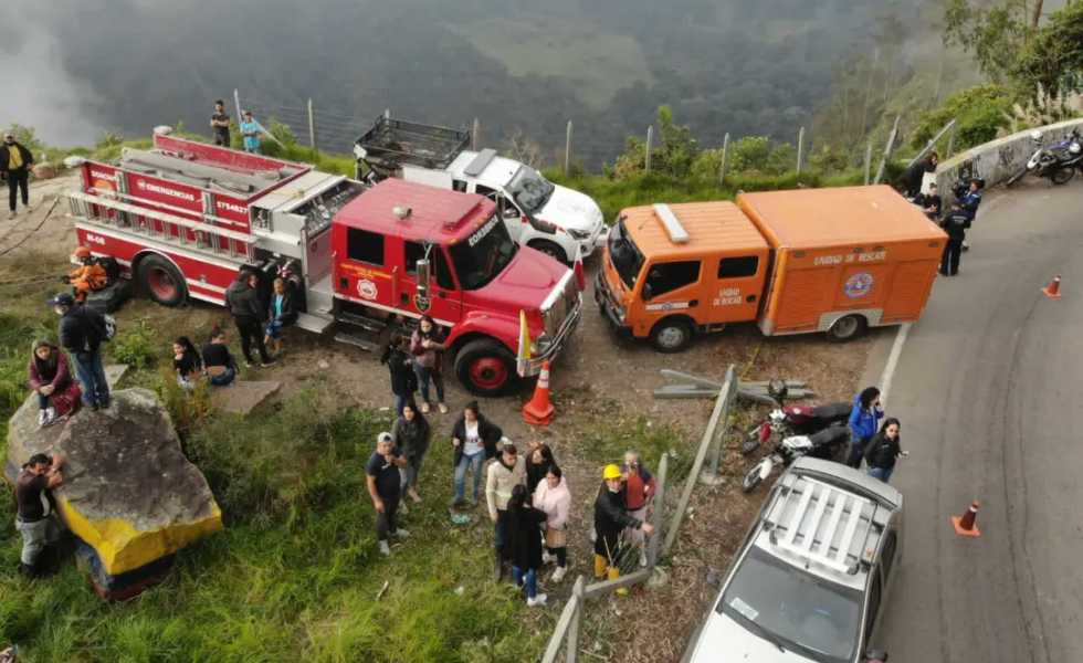Tragedia en el Salto del Tequendama - Foto: @DefensaCivilCo