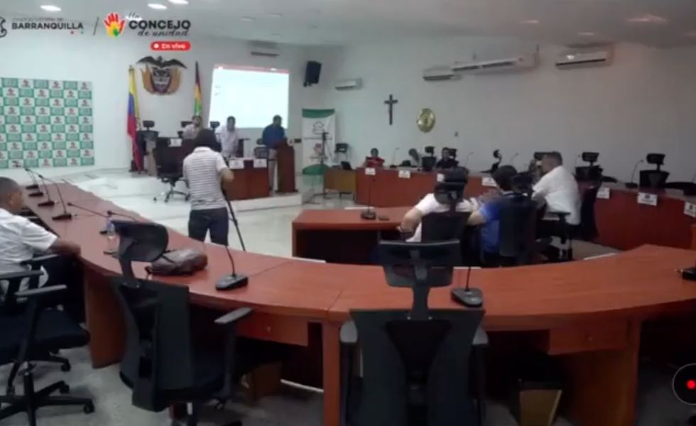 Amenaza a concejal de Barranquilla - Foto: Captura de video