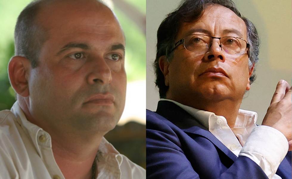 Salvatore Mancuso y Gustavo Petro