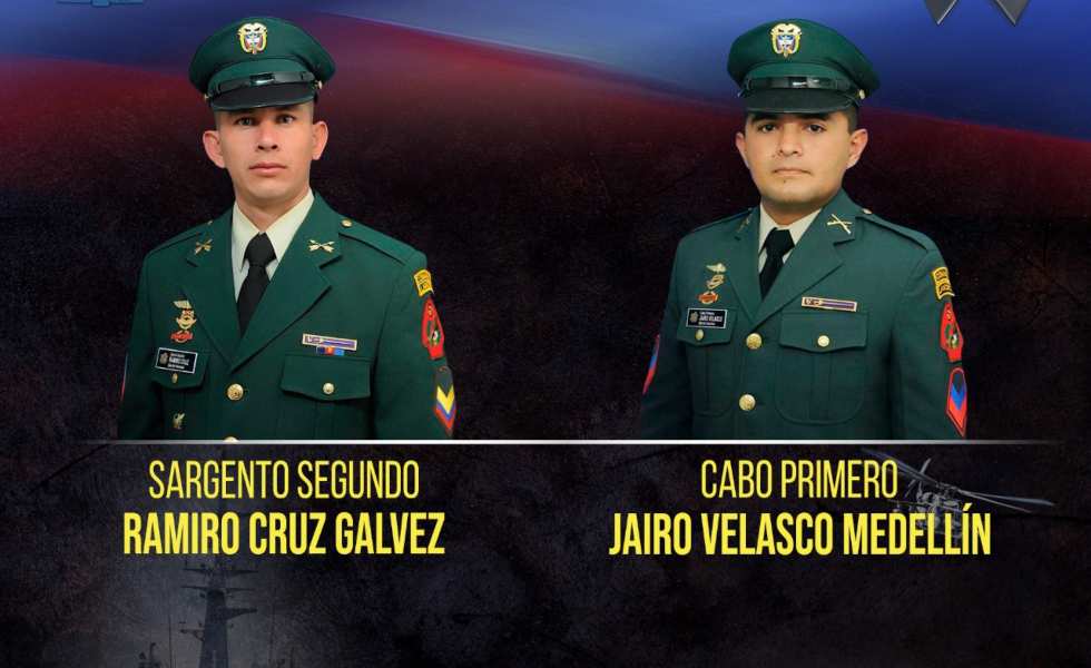 Soldados asesinados en Arauca - Foto: Suministrada