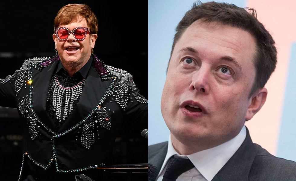 Elton John elon musk