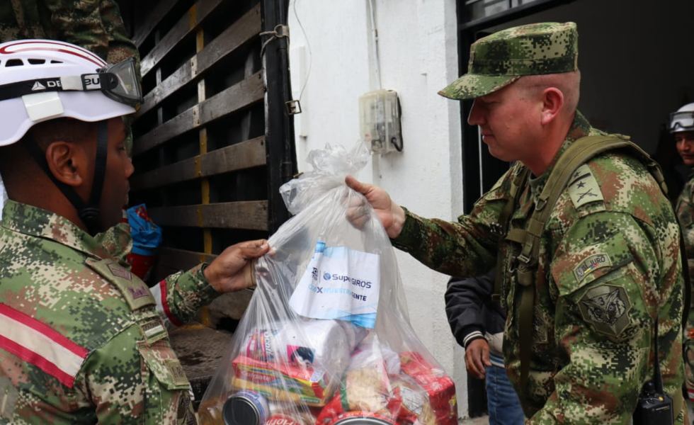 Imagen cortesía:@FuerzasMilCol