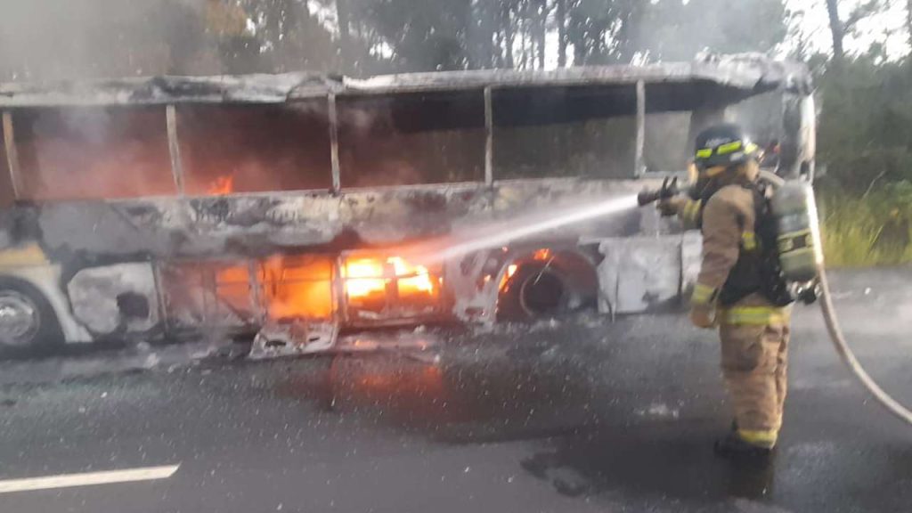 Bus quemado