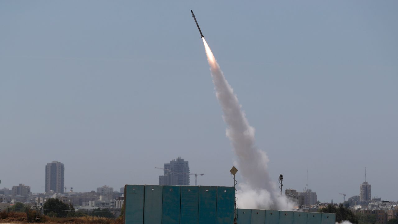 lanzamiento de misiles gaza israel
