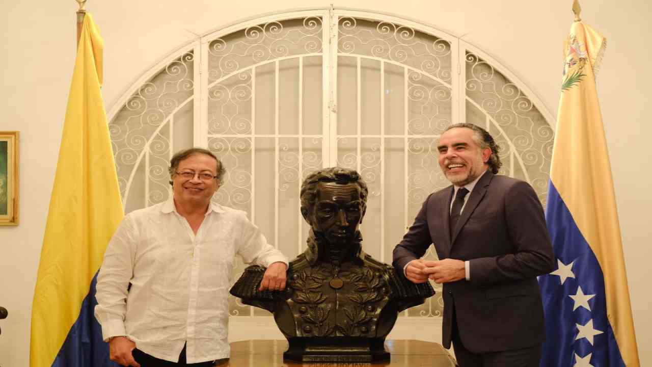 Armando Benedetti y Gustavo Petro