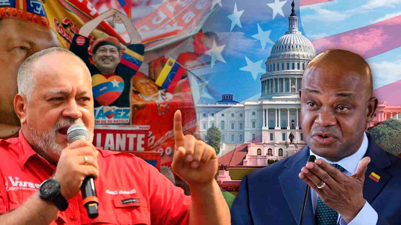 El líder chavista Diosdado Cabello acusa al canciller colombiano